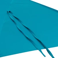 Outsunny 4.6m Double Garden Parasol - Sky Blue(m-9)