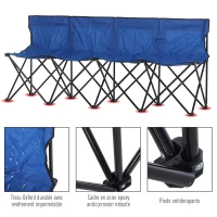 Banc de camping jardin 4 personnes pliable(m-5)