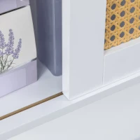 kleankin Ensemble de Meuble murale de salle de bain et Meuble de salle de bain sur pied - porte coulissante à galandage(m-9)