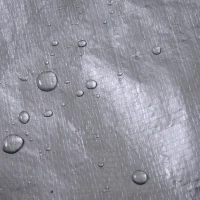 Outsunny Casetta da Giardino e Tenda Garage 2x2m per Auto e Bici, Acciaio e Copertura Anti-UV, Grigio(m-8)