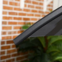 Outsunny 3 Seater Swing Chair, Garden Swing Bench with Adjustable Canopy, Cushioned Seat and Weather Resistant Steel Frame for Patio, Yard(m-8)