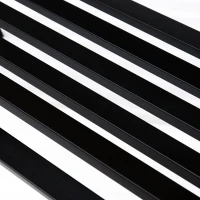 Outsunny Panchina da Esterno Panca da Giardino Max 240kg Metallo 127 × 60 × 85cm Nero(m-9)