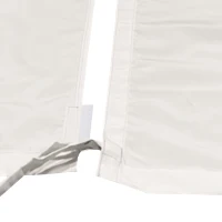 Outsunny Toile de rechange pergola rétractable de 5 x 2,4 m pour pergola de 3 x 3 m tissu polyester beige(m-7)