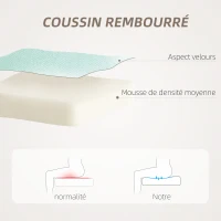 HOMCOM Chaise de bureau fauteuil de bureau en aspect velours rotative 360° hauteur assise réglable 56 x 59,5 x 66-75,5 cm vert(m-4)