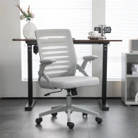 Vinsetto 44-53.5cm Adjustable Height Work Chair, with Mesh Back - Grey(m-2)