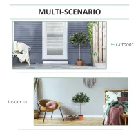 Outsunny 3ft Artificial Olive Tree Indoor Plant Greenery for Home Office Potted in An Orange Pot Set of 2(m-5)