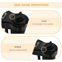 PawHut Foldable Pet Gate, for Stairs, Doorways, Corridors - Black(m-4)