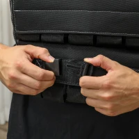 SPORTNOW 15KG Adjustable Weighted Vest, Running Weight Vest, with 30 Metal Weights, Reflective Strips, for Running, Exercise(m-9)