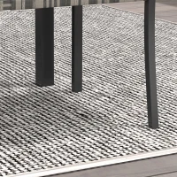 Outsunny Outdoor Dining Set 5 Pieces Patio Conservatory with Tempered Glass Tabletop,4 Dining Chairs - Mixed Grey(m-9)