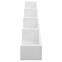 HOMCOM 95Lx17Wx16.5H cm Multi-Media Wooden Shelf-White(m-6)