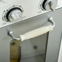 AIYAPLAY Toy Kitchen with Lights, Sounds, Apron and Chef Hat, Ice Maker, Microwave, for Ages 3-6 Years - White(m-8)