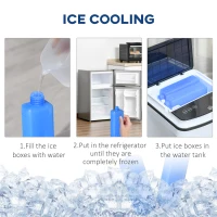 HOMCOM 3-in-1 Evaporative Air Cooler with 4L Water Tank, Portable Fan Cooler with Automatic Oscillation, Timer, Remote, White(m-7)