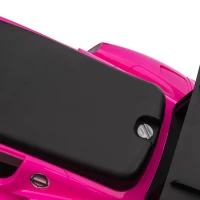 AIYAPLAY Rutschauto, Lizenzfahrzeug, interaktive Hupen- und Musikknöpfe, Kunststoff und Stahl, Rosa, 65 x 29 x 37 cm(m-8)