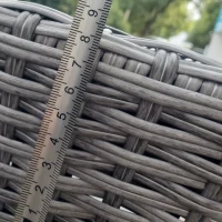 Outsunny Outdoor PE Rattan Sun Lounger, Multi-position Backrest Adjustable Single Recliner Sunbed Daybed with Removeable & Washable Cushion, for Patio, Garden, Dark Grey(m-9)