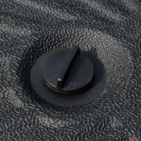 Outsunny Base per Ombrellone da Giardino con Palo Centrale Φ3.8cm e 4.8cm, HDPE Nero(m-8)