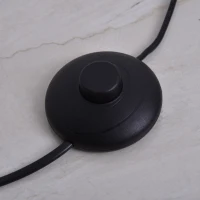 HOMCOM Lampadaire plume sur pied - ampoule E27 60 W max. - interrupteur à pied - dim. Ø 40 x 160H cm - métal chromé plumes d'oie blanc(m-8)