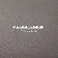 HOMCOM Pouf Contenitore in Velluto 2 in 1 Convertibile in Tavolino da Caffè, Ø44x47.5cm, Grigio(m-6)