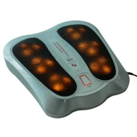 Homcom Appareil de Massage des Pieds Shiatsu Gris 37 x 35 x 11 cm(m-7)