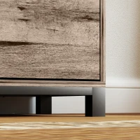 HOMCOM Credenza Buffet in stile Industriale con Cassetto e 3 Armadietti, in Legno Marrone, 120x36.5x70 cm(m-9)