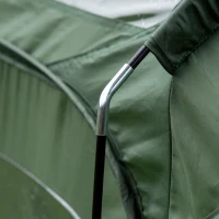 Outsunny Serre de jardin pop-up, serre de balcon, bâche renforcée PVC, châssis en acier, 4 portes zippées enroulables, sac de transport inclus, pour légumes plantes fleurs, 245x120x120cm, vert(m-9)