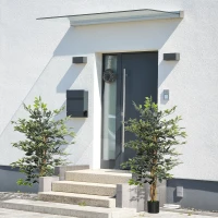 HOMCOM Set of Two Artificial Ficus Trees(m-10)