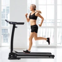 HOMCOM Tapis électrique de course pliable 1-9 Km/h 500 W écran LCD 3 programmes noir(m-2)