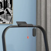 SPORTNOW Tapis de marche électrique pliable vitesse jusqu'à 6 km/h puissance 2,5 CV écran LED télécommande acier noir(m-9)