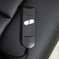 HOMCOM Power Lift Chair Armchair for the Elderly, PU Leather Recliner Chair with Extended Footrest, Remote Control and Side Pocket, Black(m-8)