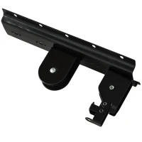 SPORTNOW Élévateur de vélo support vélo plafond fixation murale avec poulie capacité de chargement 20 kg acier noir(m-7)