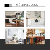 HOMCOM Mesa de Bar Regulable en Altura con Base Redonda y Antideslizante para Cocina Comedor Ø60x69-93 cm Negro(m-7)