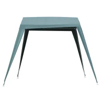 Outsunny Carpa Desmontable Carpa Pabellón de Jardín de Tubo de Acero Carpa Plegable para Camping 330x240x215 cm Pérgola de Color Verde(m-10)