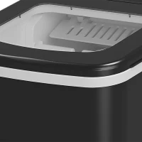 HOMCOM 12kg Countertop Ice Cube Machine, with Scoop - Black(m-9)