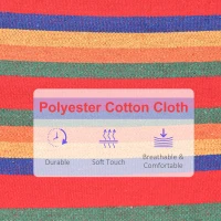 Outsunny Cotton Hammock Soft Portable Swing Sleeping w/ Headrest & Side Pocket Deluxe Swing Chair for Beach, Yard, Bedroom, Patio, Porch, Indoor, Outdoor，270 x 80 cm(m-4)