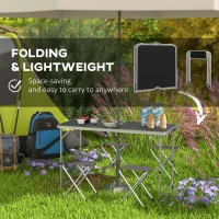 Outsunny Four-Person Foldable Aluminium Picnic Set(m-7)