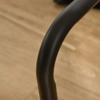 HOMCOM Barras Paralelas Training Soporte con Mango Extra Ancho para Flexiones Inclinadas Musculación Calistenia Dips 63x41x73 cm Negro(m-9)