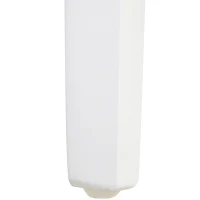 HOMCOM Console Style Table de drapier néo-rétro 3 tiroirs dim. 90L x 40l x 75H cm MDF Bois Massif pin Blanc(m-5)