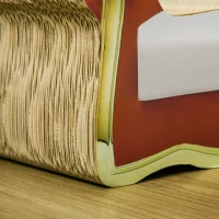 PawHut Cat Cardboard Scratcher, Lounge Sofa Bed with Catnip, 58 x 29.5 x 29cm(m-9)