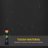 Outsunny 8ft Light-Up Pumpkin Man Halloween Decoration(m-5)