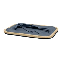 HOMCOM Cesto de la Ropa Sucia Plegable 36 L con Asas para Baño Dormitorio Lavadero 44,3x33,3x26,5 cm Gris(m-9)