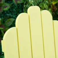 Outsunny Sedia per Bambini in Legno di Pino, Sedia Adirondack da Giardino e Outdoor con Seduta Ergonomica con Braccioli, Schienale e Vernice Atossica 51x50x52.5cm Verde(m-8)