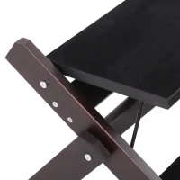 PawHut Escalier pour chien animaux pliable rampe 3 marches dim. 79L x 42l x 48H cm bois pin revêtement marches velours chocolat(m-7)