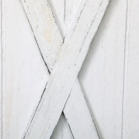 HOMCOM Paravent séparateur de pièce cloison intérieur pliable 3 panneaux en bois dim.120 x 170 cm blanc vieilli(m-7)