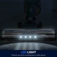 HOMCOM Cordless Rechargeable Stick 2500rpm Vacuum, with Accessories - Green(m-9)