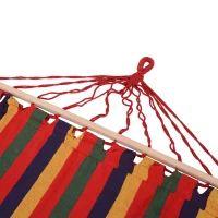 Outsunny Amaca da Giardino 2 Persone Pieghevole Facile da Montare Poliestere 200x100 cm Colorata(m-4)