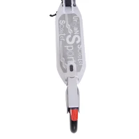 HOMCOM Monopattino Scooter Pieghevole con Serratura Rinforzata Regolabile per Adulti e Bambini in Alluminio 94 x 38 x 90-105 cm Bianco(m-8)