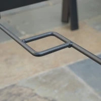 Outsunny Seven-Piece Garden Dining Set with Cushions - Grey(m-9)