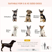 PawHut Dog Stroller with Rain Cover for Small Miniature Dogs, Folding Pet Pram with Cup Holder, Storage Basket, Reflective Strips, Brown(m-4)