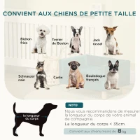 PawHut Canapé chien lit pour chien design scandinave coussin moelleux pieds bois massif dim. 64 x 45 x 36 cm velours bleu canard(m-7)