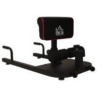 Banc à squat appareil à abdominaux acier noir(m-1)