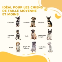 PawHut Barriere de sécurité pliable barrière chien trois plaques avec deux pieds de soutien 154 x 30 x 80 cm gris(m-4)